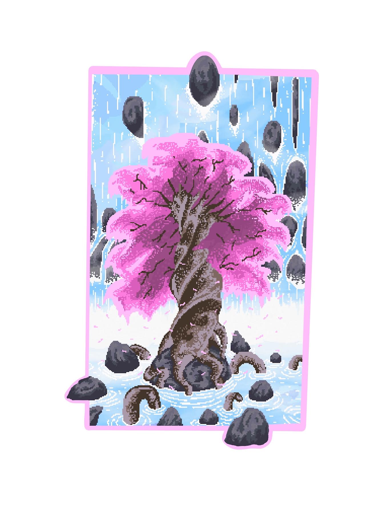 Sakura falls JordanDuellArt