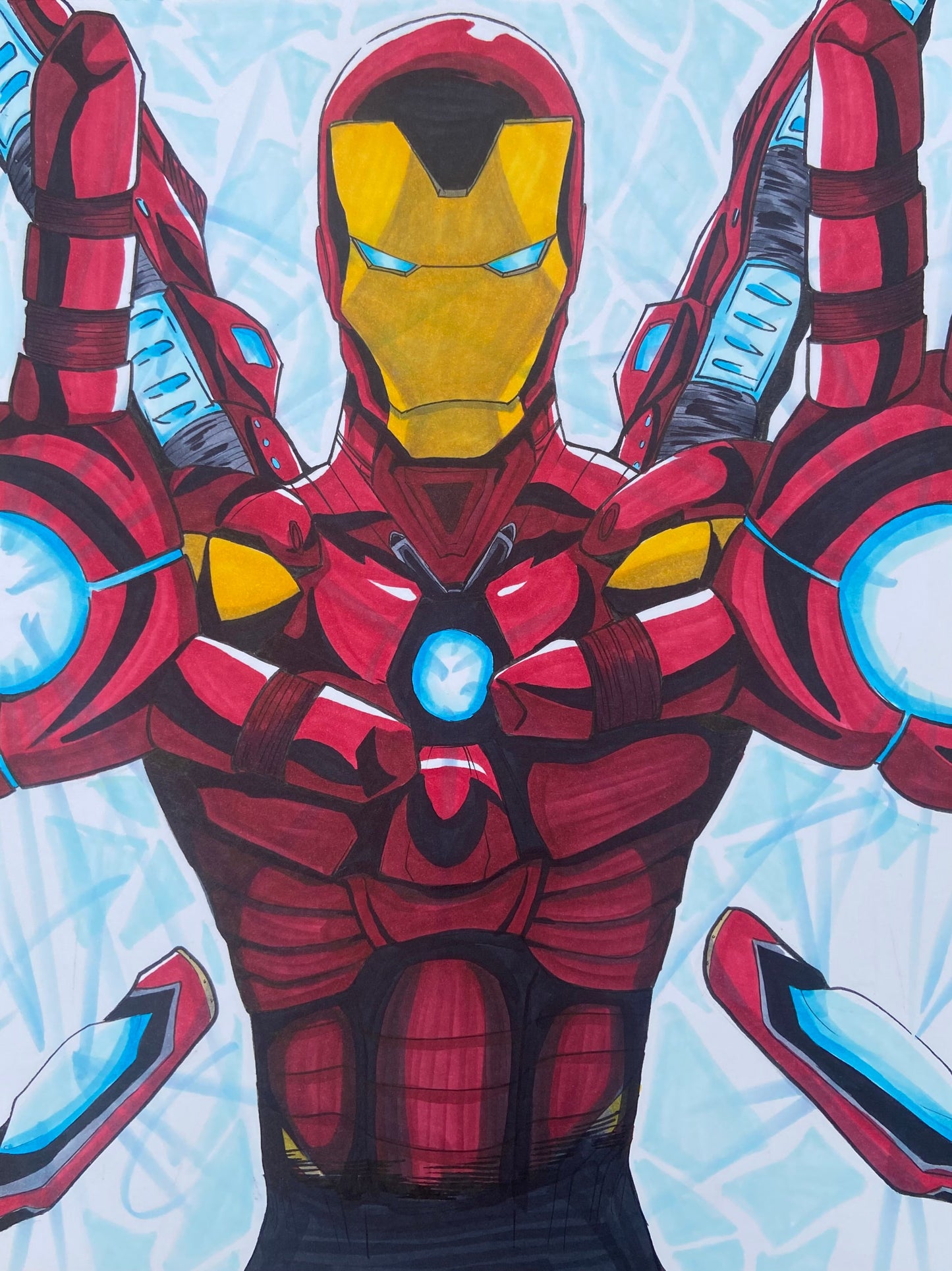 Ironman sketch JordanDuellArt