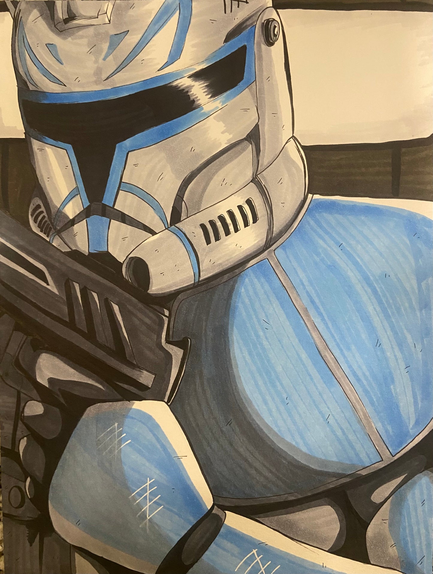 Captain Rex sketch JordanDuellArt