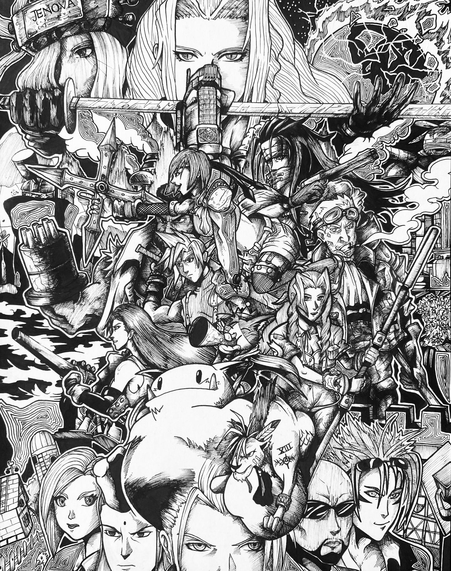Final fantasy 7 JordanDuellArt