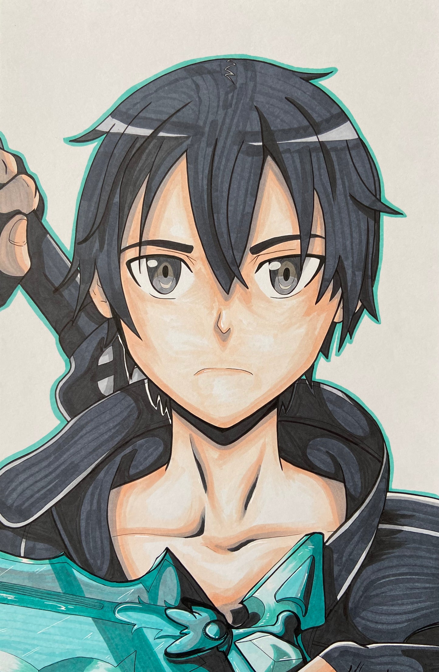 Kirito Sketch JordanDuellArt