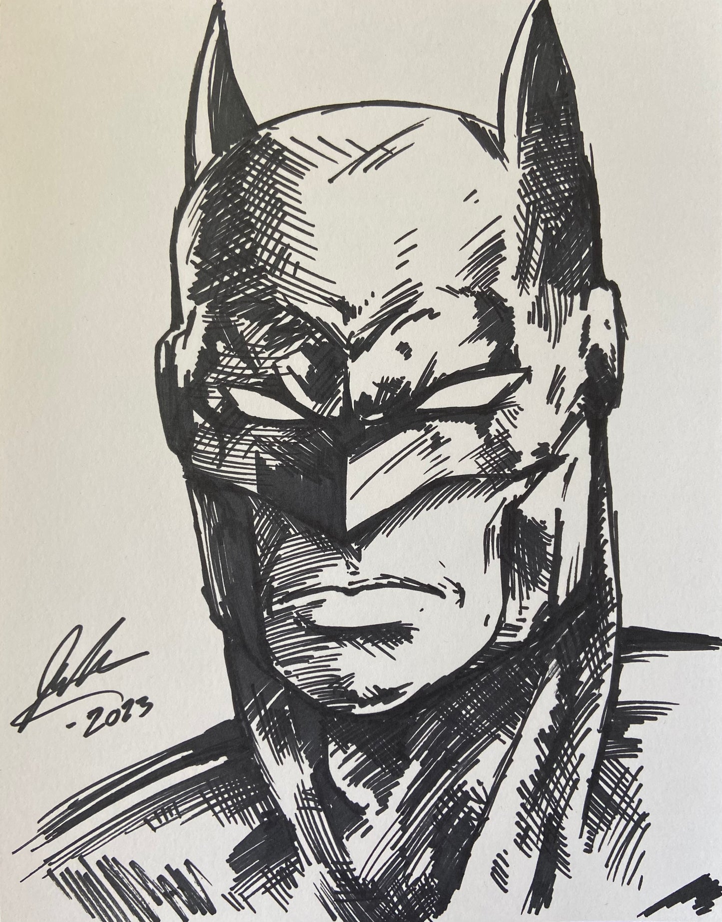 Original Batman sketch JordanDuellArt