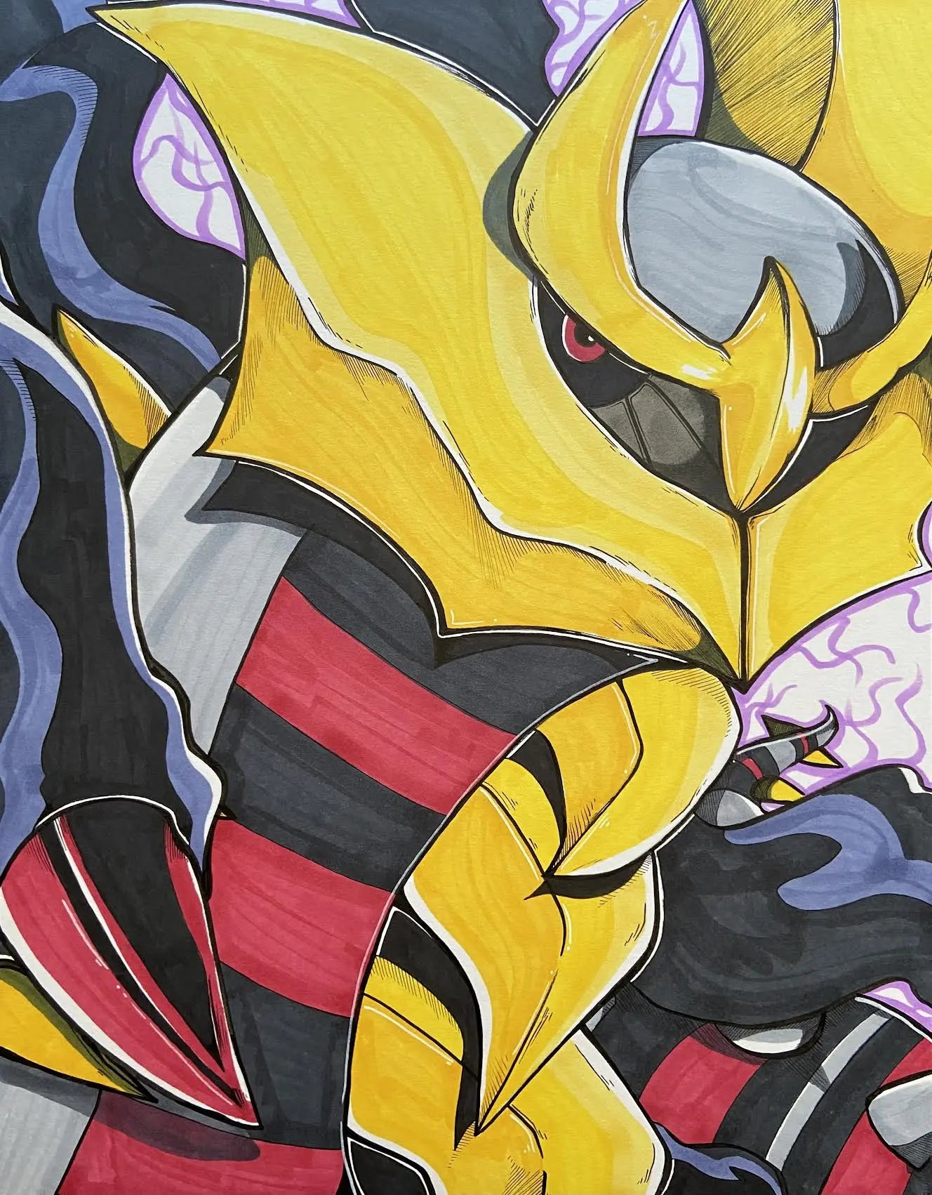 Giratina Sketch JordanDuellArt