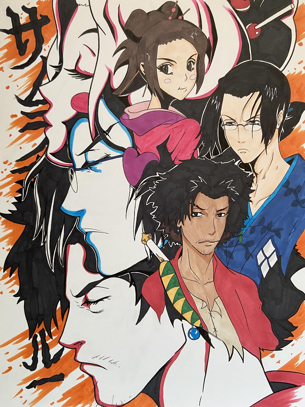 Samurai Champloo Sketch JordanDuellArt