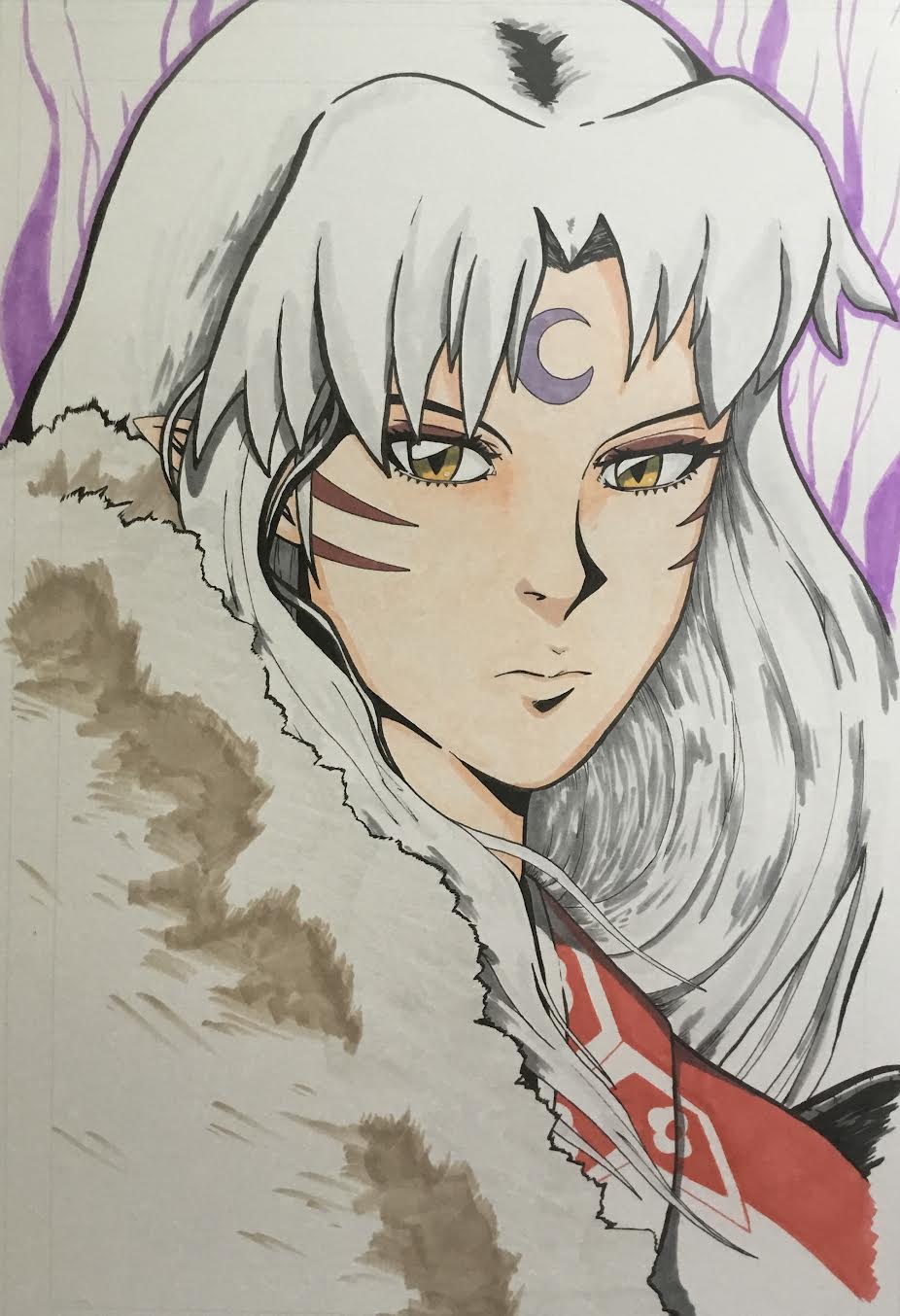 Sesshomaru Sketch JordanDuellArt
