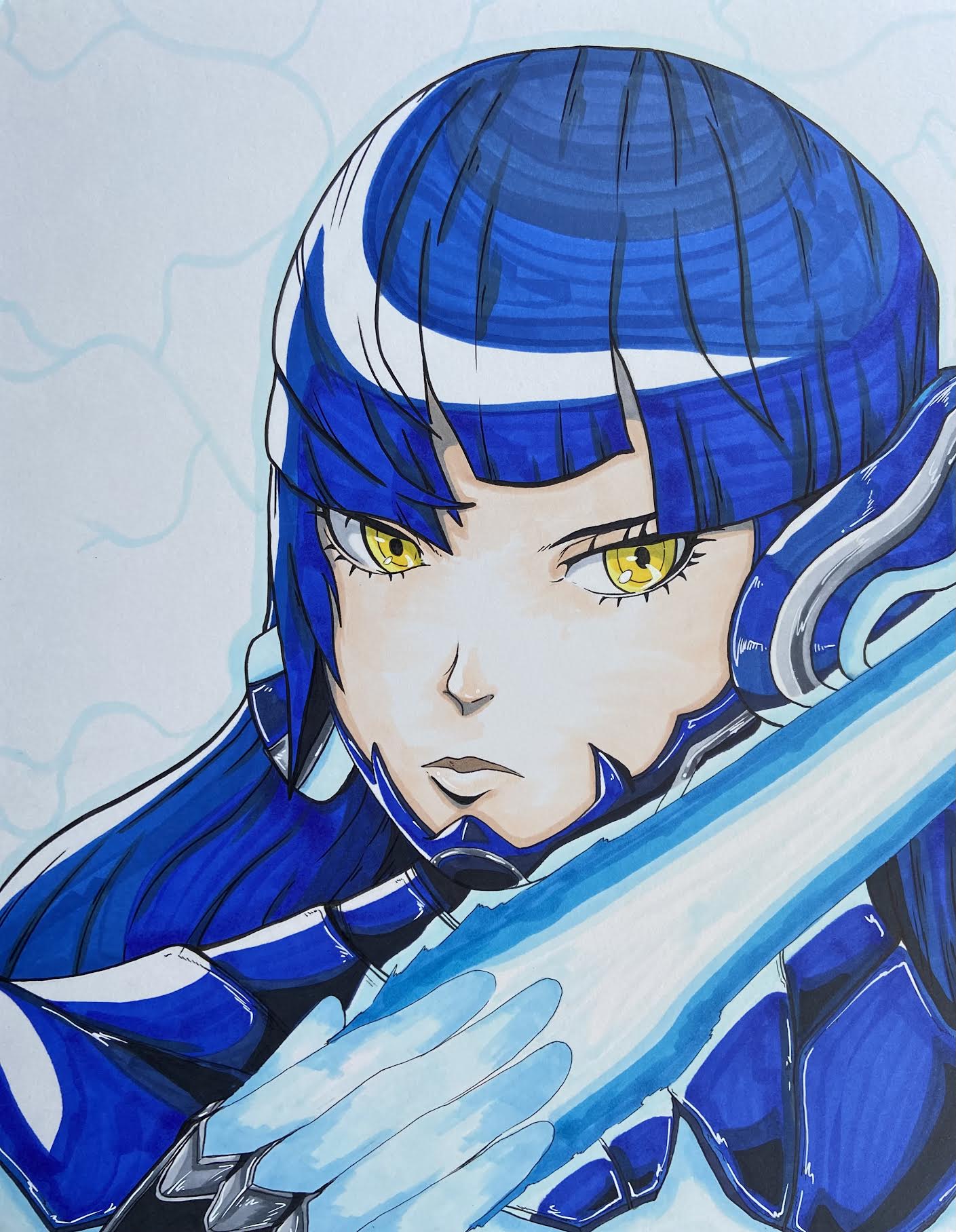 Nahobino Sketch JordanDuellArt