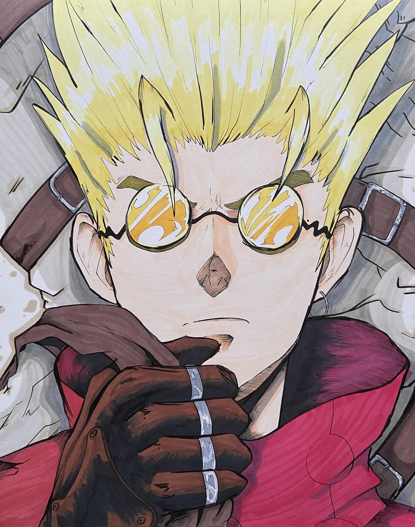 Vash Sketch JordanDuellArt