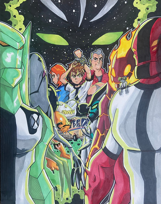 Ben 10 sketch JordanDuellArt