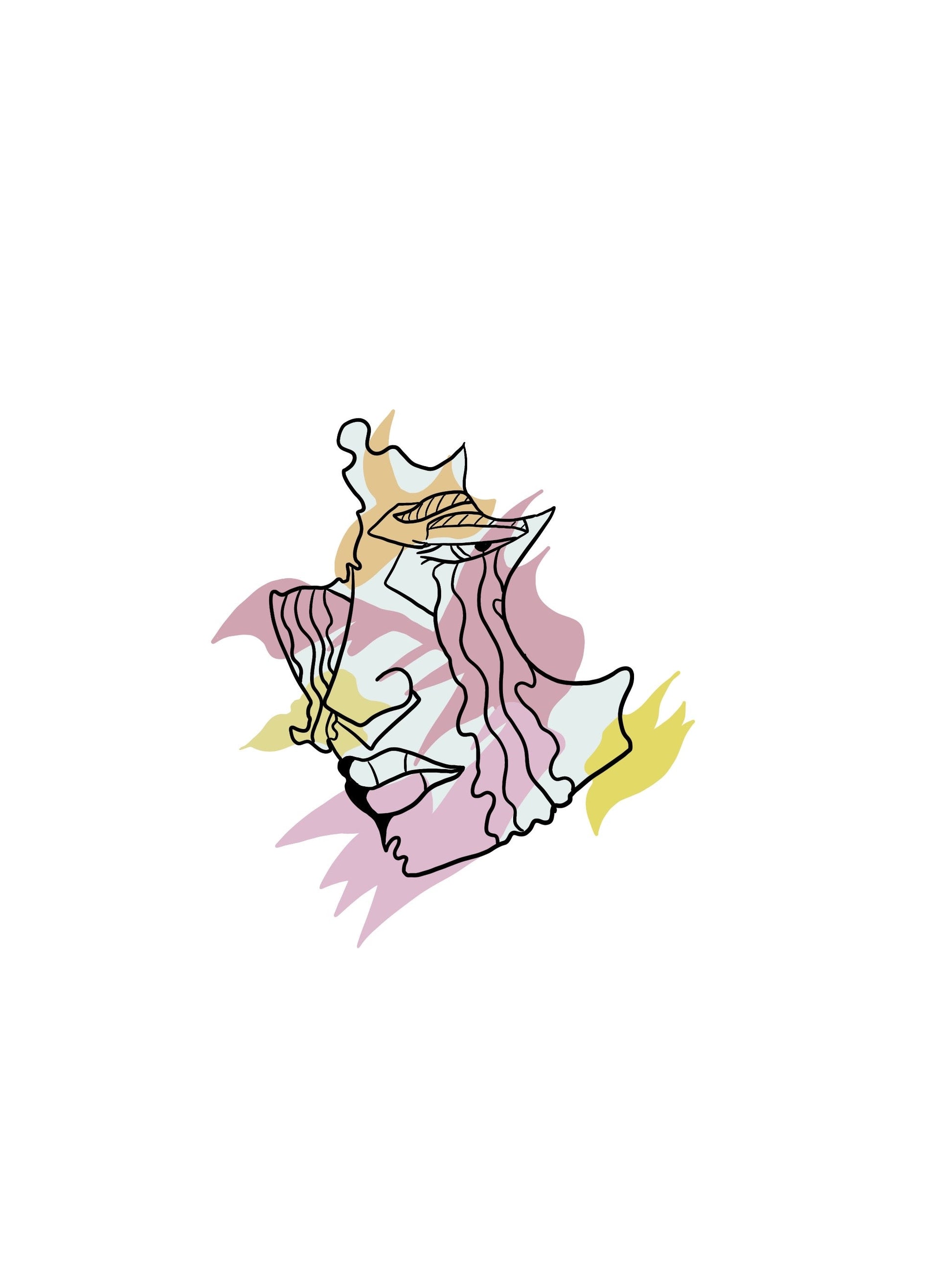 psyduck sticker JordanDuellArt