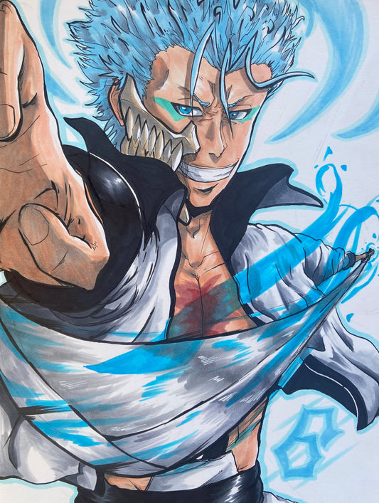 Grimmjow sketch JordanDuellArt
