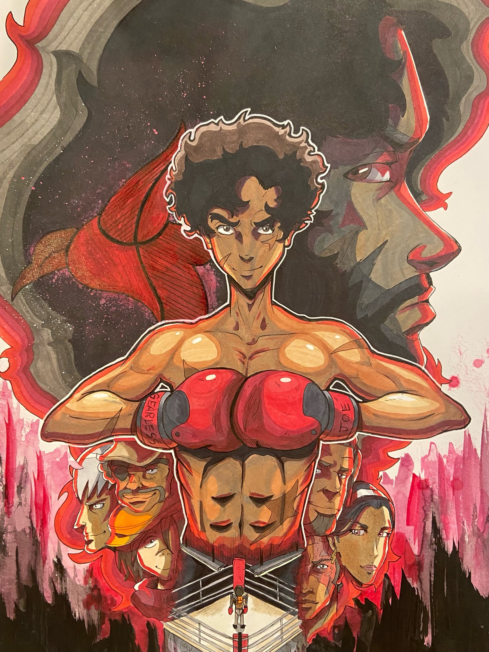 Megalobox sketch JordanDuellArt