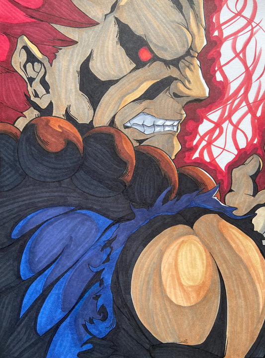 Akuma sketch JordanDuellArt