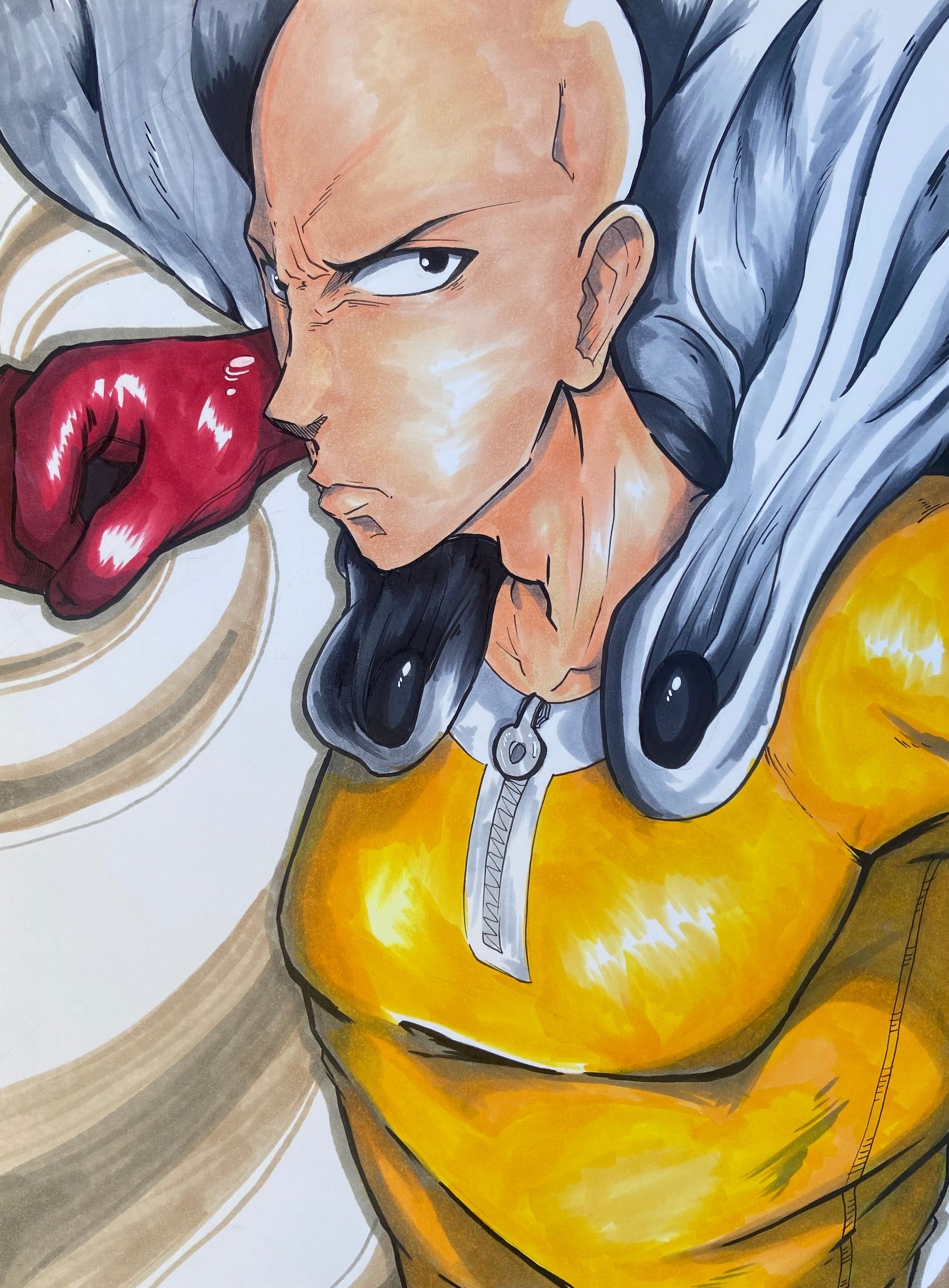 One punch man sketch JordanDuellArt