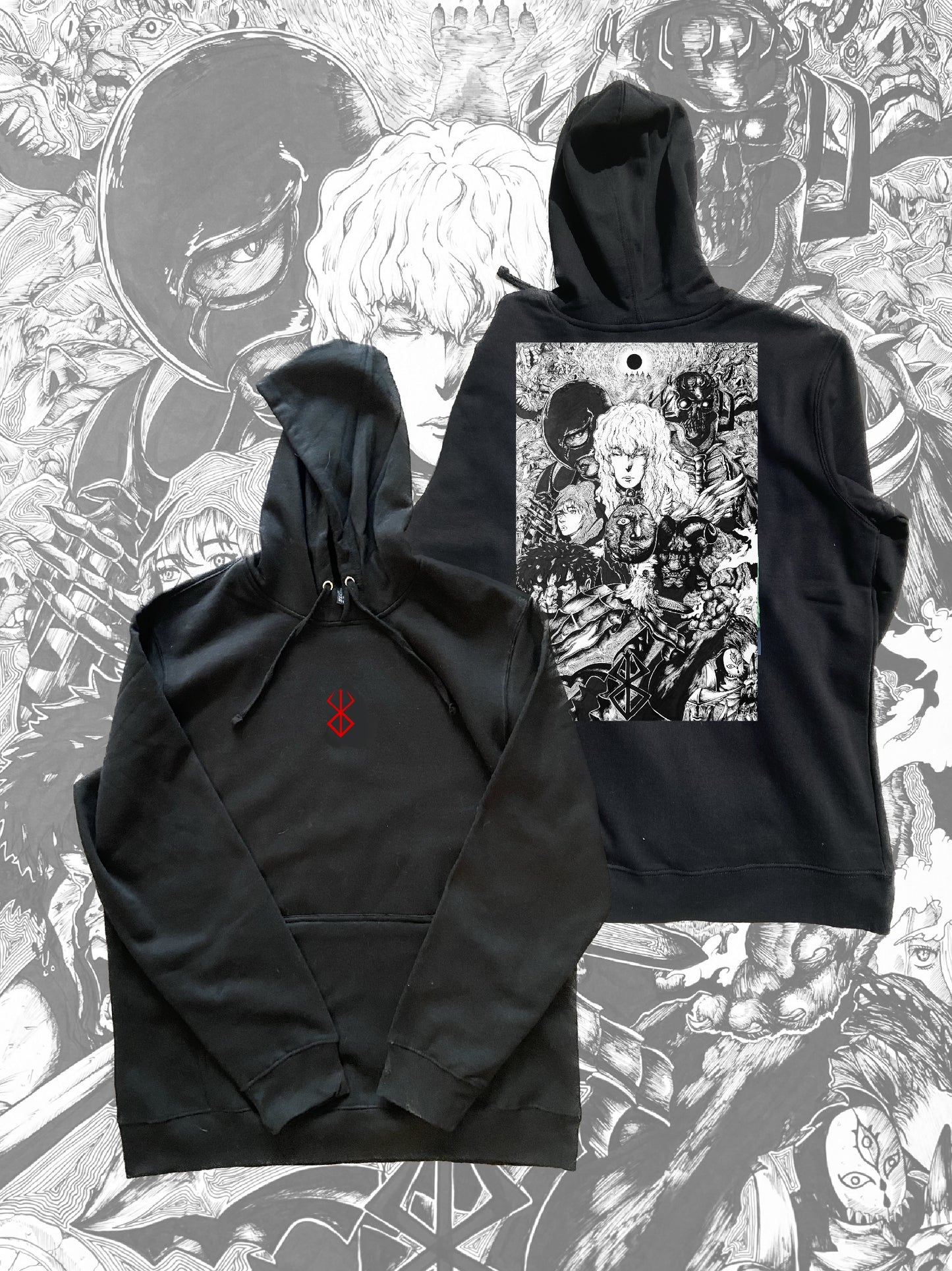 Berserk hoodie preorder JordanDuellArt