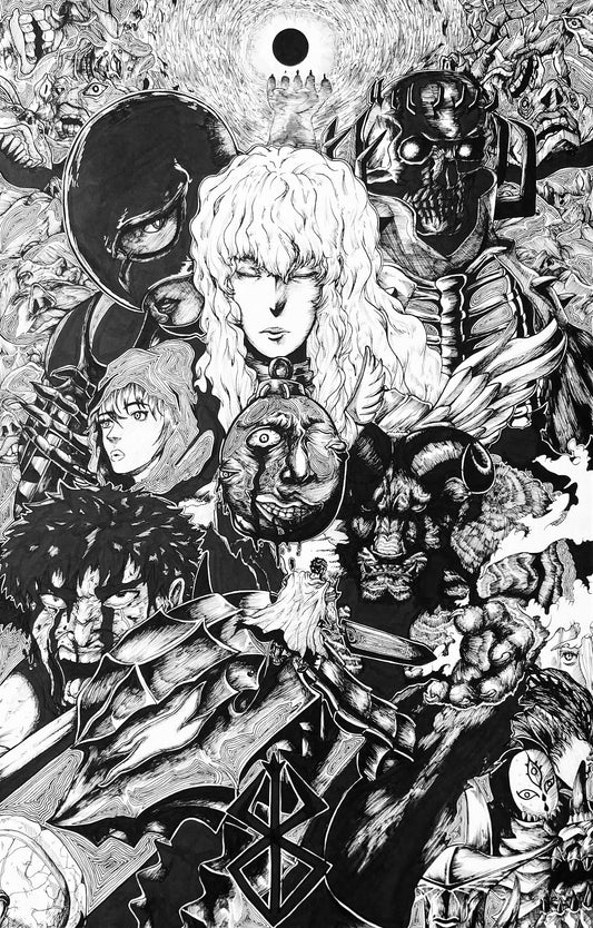 Berserk sketch JordanDuellArt