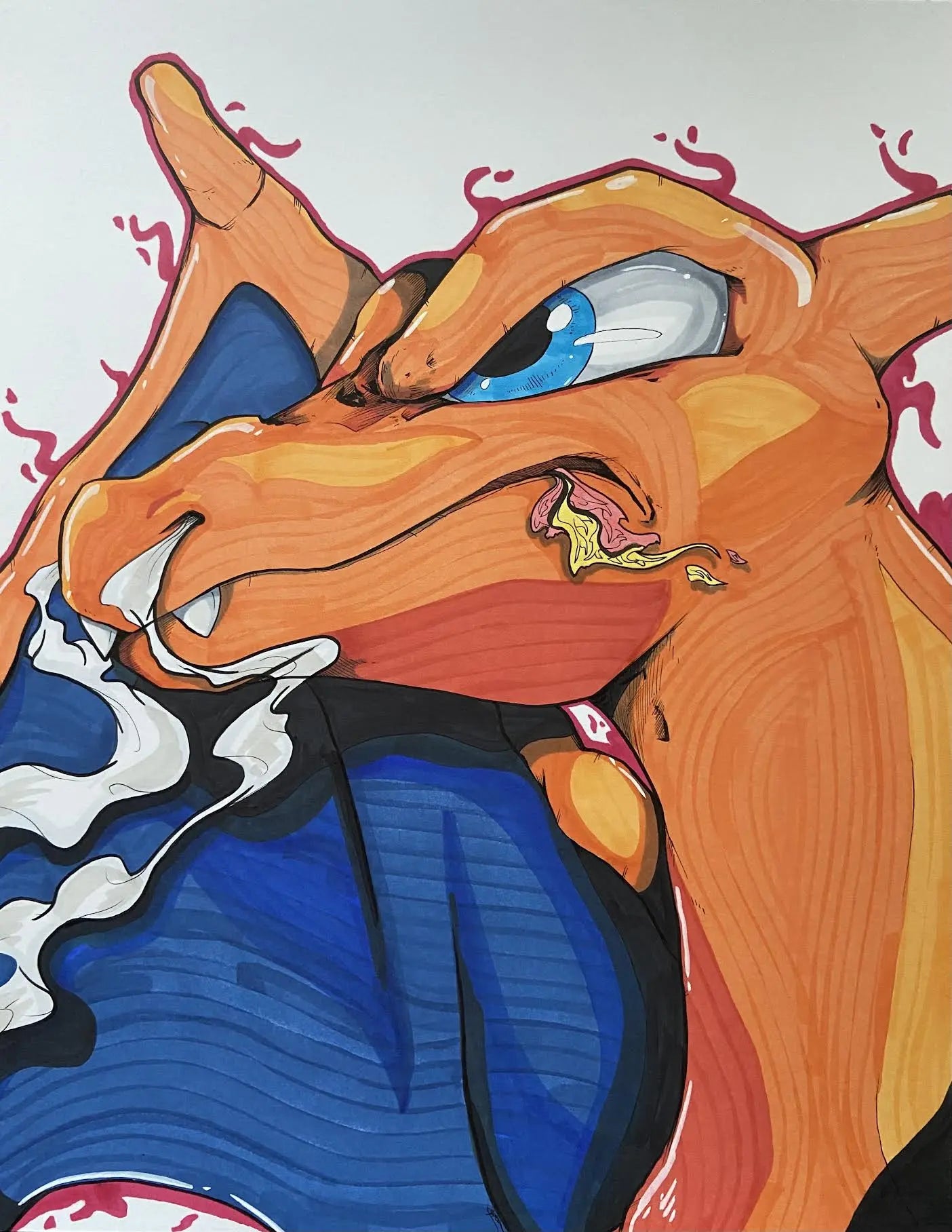 Charizard Sketch JordanDuellArt